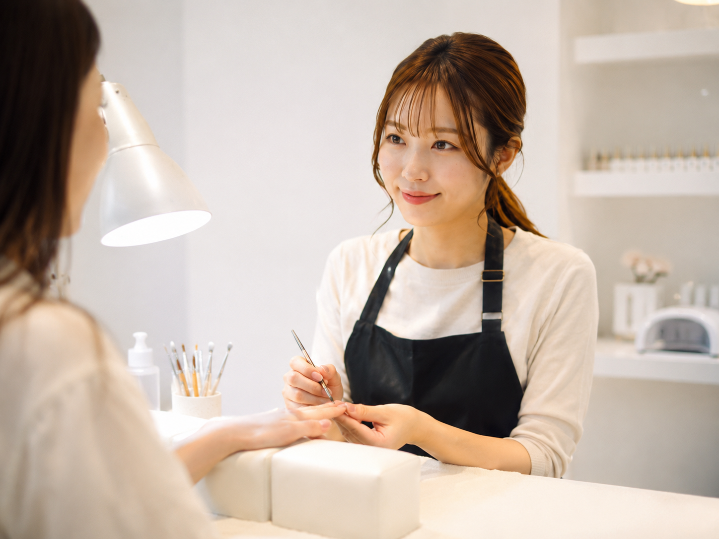 お客様との施術シーン